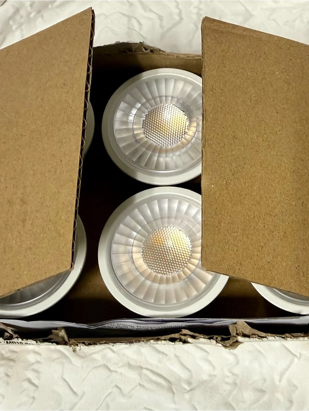 Global Value Lighting MR16 GU10 LED Spot Bulb 7W Dimmable 3000K 500lm 6pk